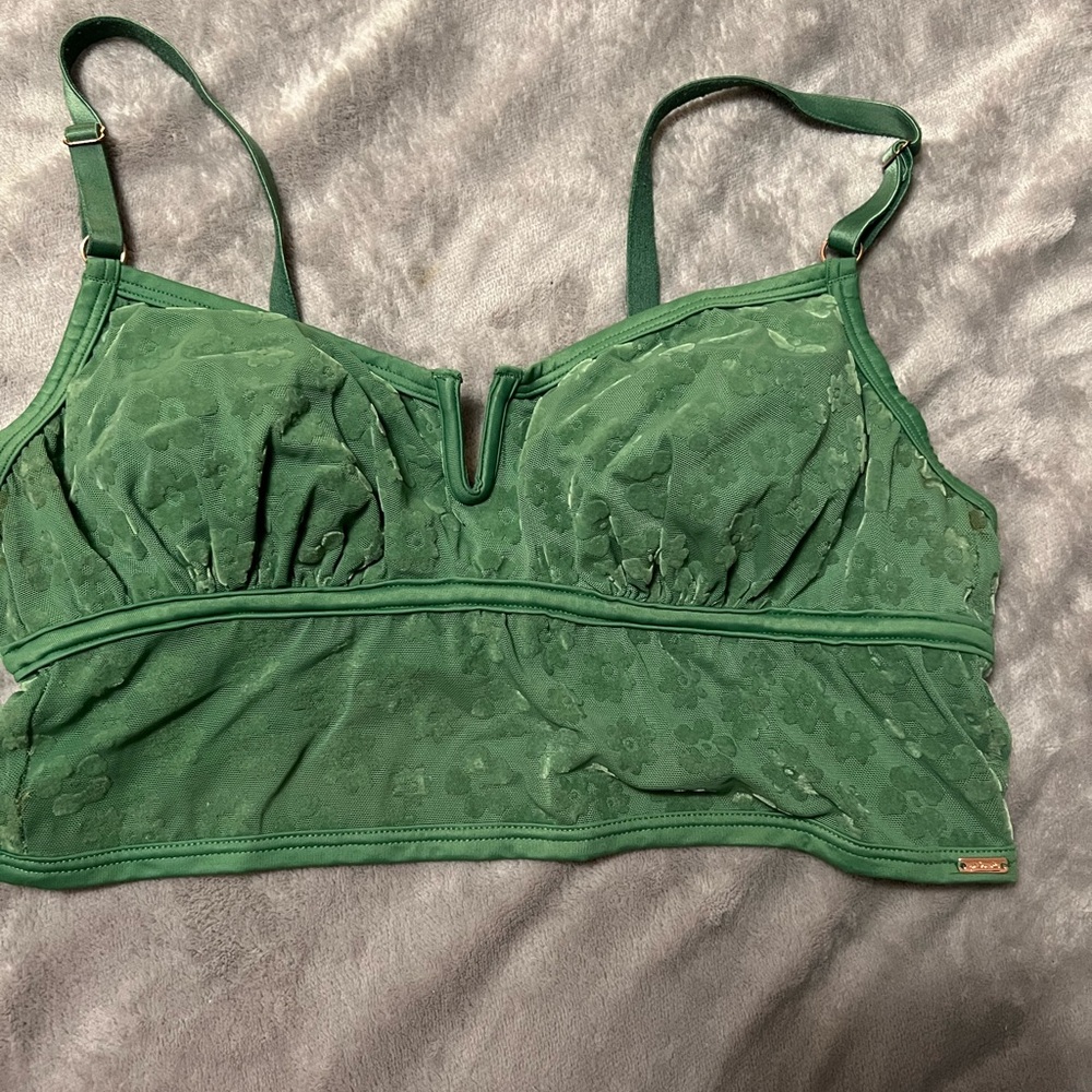 Pink green bralette